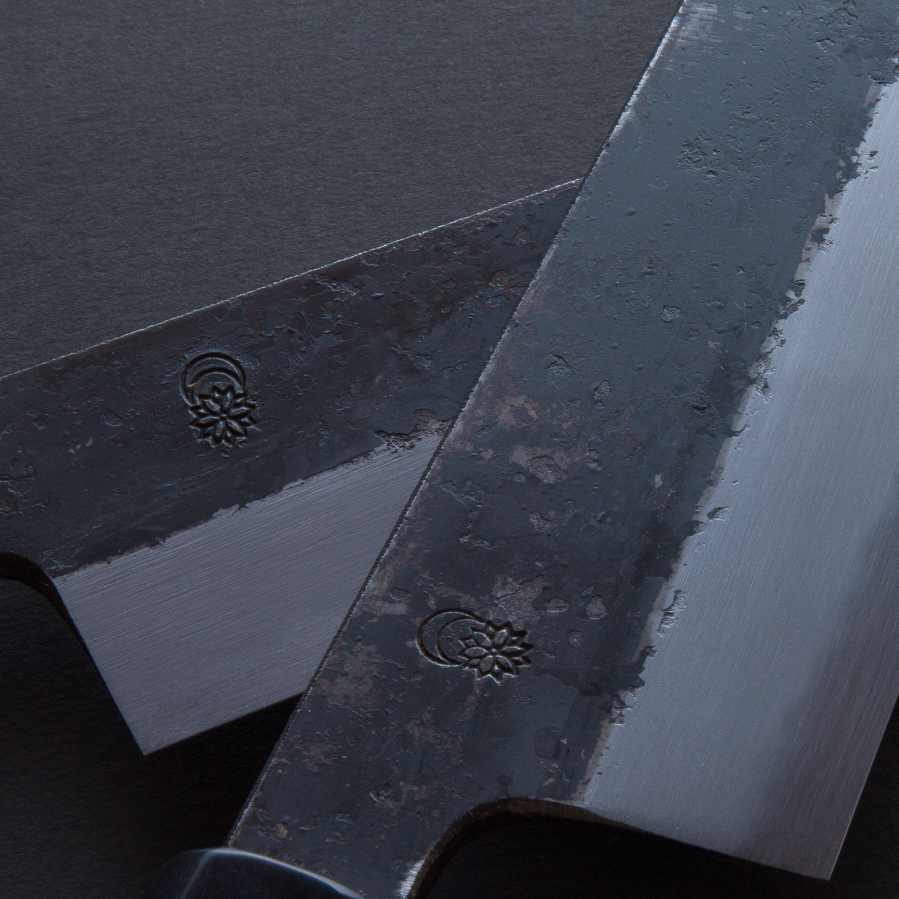 KIKUZUKI Kuro Kiritsuke Santoku hôchô | CHOYO + KIKUZUKI
